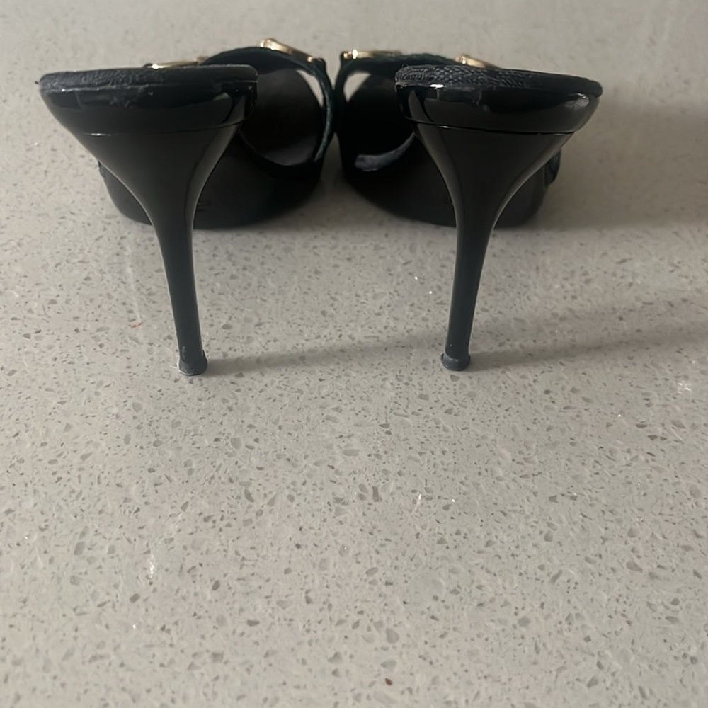Gucci Sandals, Size 5.5 - w/ Horsebit red/green accent - Picture 4 of 4